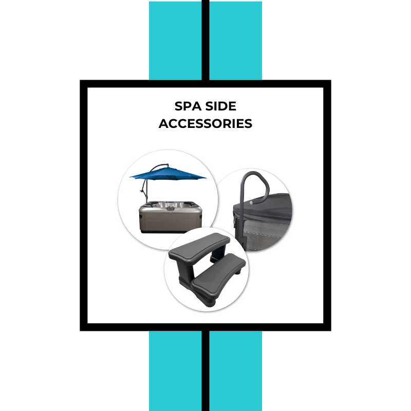 Cover Valet spa steps handrails and spa side accessories